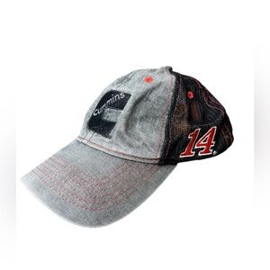 Cummins Stewart-Haas Racing Trucker Hat Cap Gray/Black #14 NASCAR